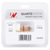 Zestaw części QUARTZSystem 17/18/26 mała soczewka (wymienne sitko) / 2,4 mm / dysza S / Spartus - NW17-32D21-24-KPL - Spartus - 