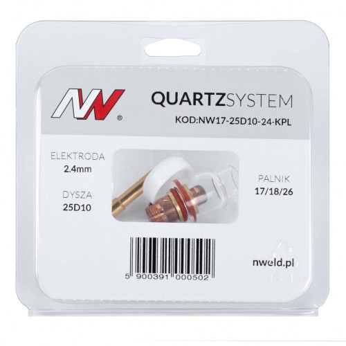 Zestaw części QUARTZSystem 17/18/26 standard D14 wersja krótka / 2,4 mm / Spartus - NW17-25D10-24-KPL - Spartus - 5