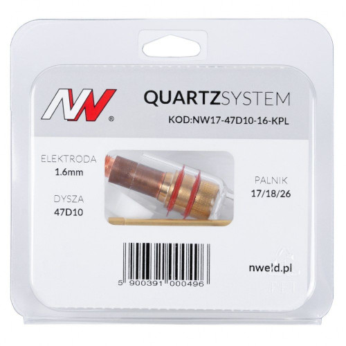 Zestaw części QUARTZSystem 17/18/26 soczewka / 1,6 mm / Spartus - NW17-47D10-16-KPL - Spartus - 5
