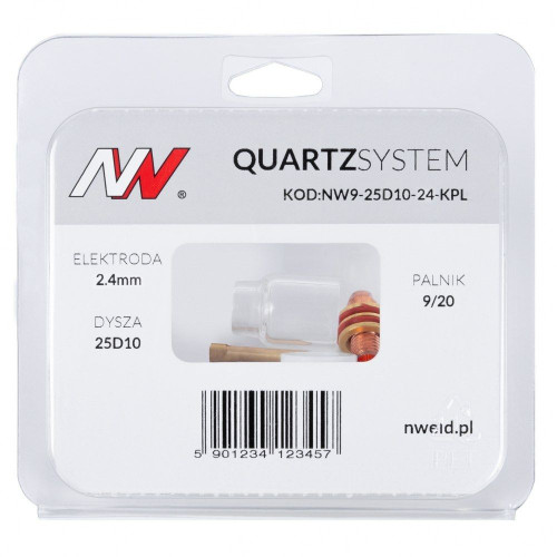 Zestaw części QUARTZSystem 9/20 standard D14 / 2,4 mm / Spartus - NW9-25D10-24-KPL - Spartus - 5