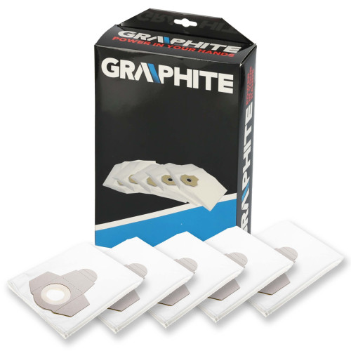 Worki do odkurzacza Graphite 59G606 5 szt. - 59G606-145 - Graphite - 1