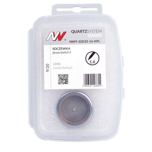 Zestaw części QUARTZSystem 9/20 soczewka Guard / 1,6 mm / dysza kielich S nr 16 / Spartus - NW9-32D32-16-KPL - Spartus - 5