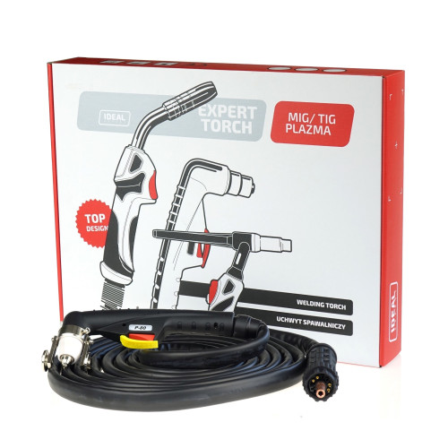 Uchwyt plazmowy ręczny P80 / 6 metrów / złącze Euro / Ideal - T3981124 - Ideal - 1