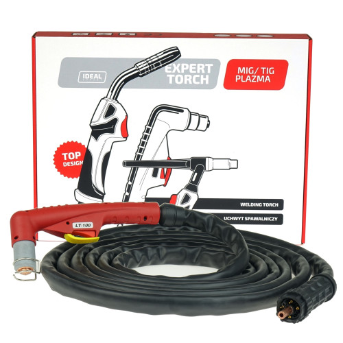 Uchwyt plazmowy ręczny LT-100 / 6 metrów / złącze Euro / Ideal - T3554101 - Ideal - 1