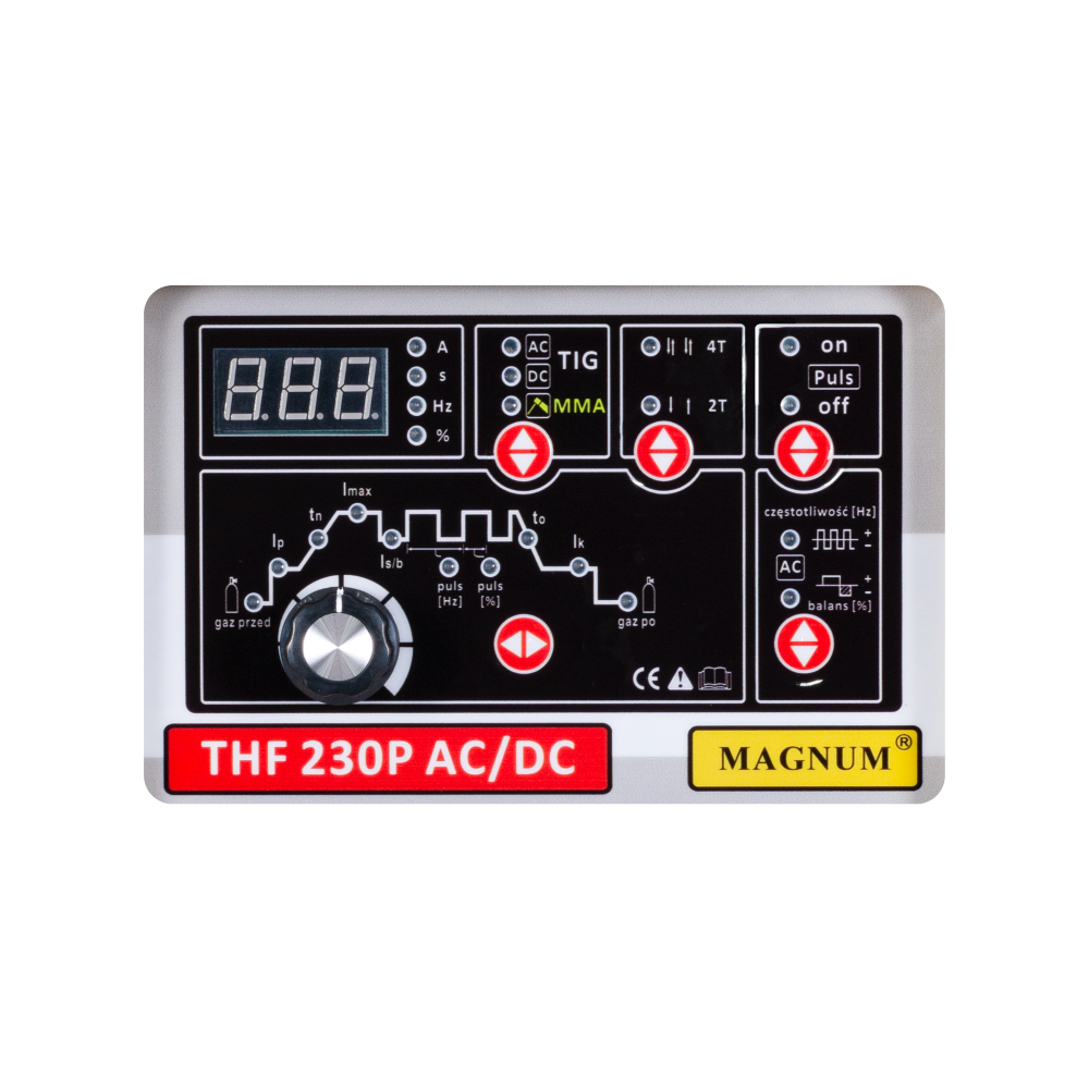 Spawarka Magnum TIG THF 230P AC/DC - zestaw - U I THF230P-G - Magnum - 8