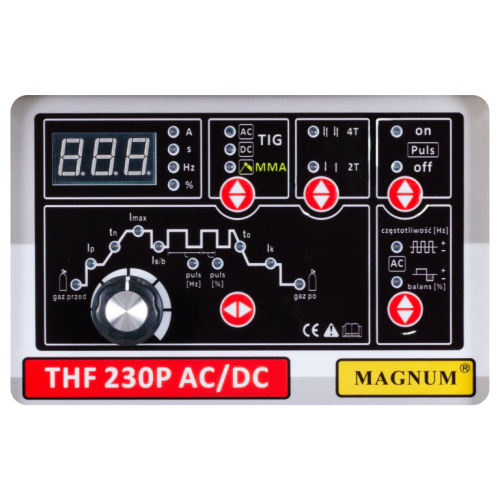 Spawarka Magnum TIG THF 230P AC/DC - zestaw - U I THF230P-G - Magnum - 8