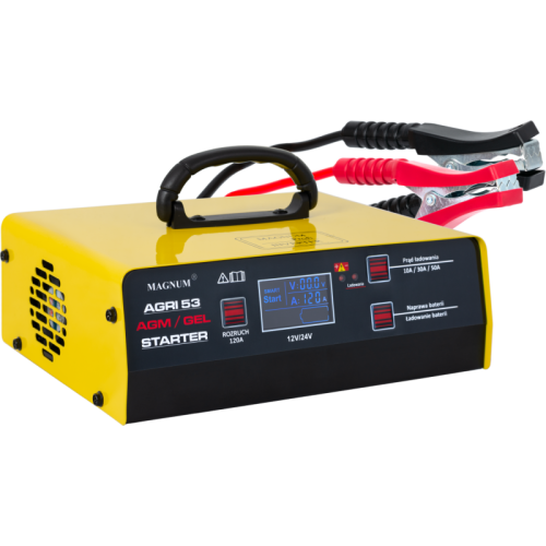 Prostownik z rozruchem Magnum AGRI 53 AGM / GEL Starter - U Ł AGRI53 - Magnum - 1