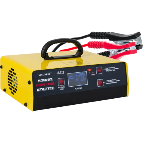 Prostownik z rozruchem Magnum AGRI 53 AGM / GEL Starter - U Ł AGRI53 - Magnum - 1