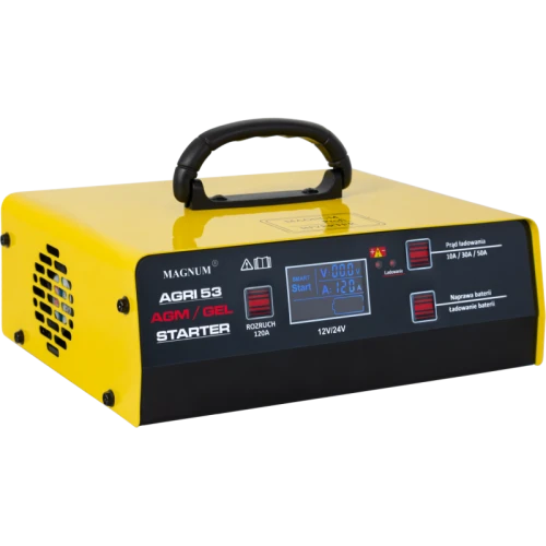 Prostownik z rozruchem Magnum AGRI 53 AGM / GEL Starter - U Ł AGRI53 - Magnum - 1 2