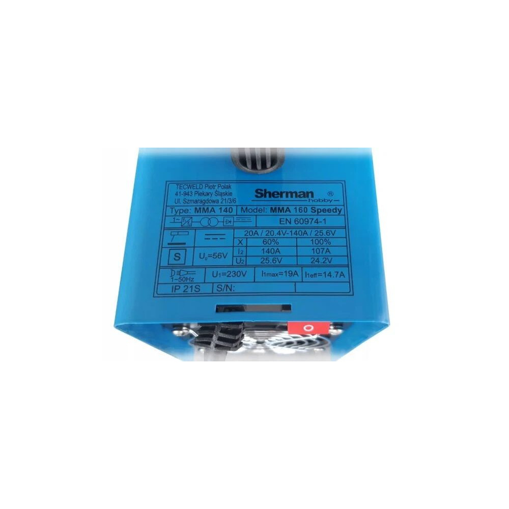 Spawarka Sherman MMA 160 Speedy - zestaw - 7812418-G - Sherman - 7