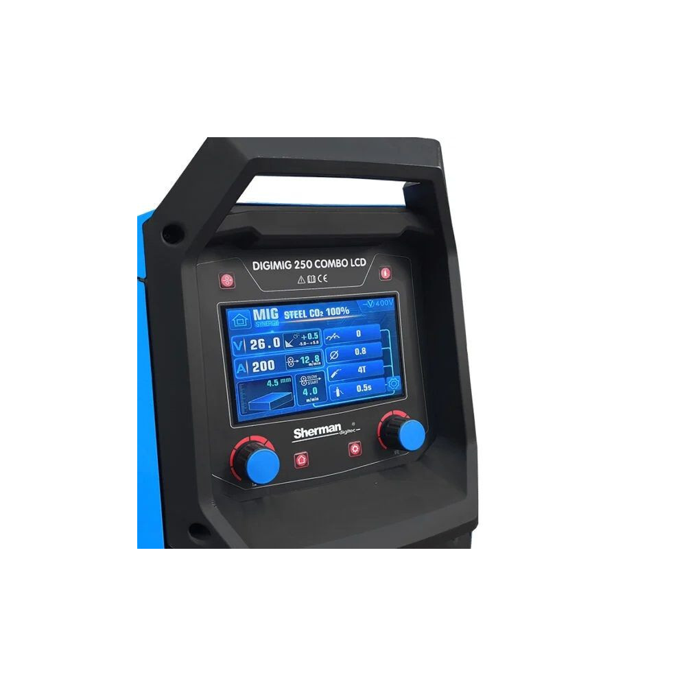Spawarka Sherman DIGIMIG 250 Combo LCD Synergic - 7812699-G - Sherman - 3