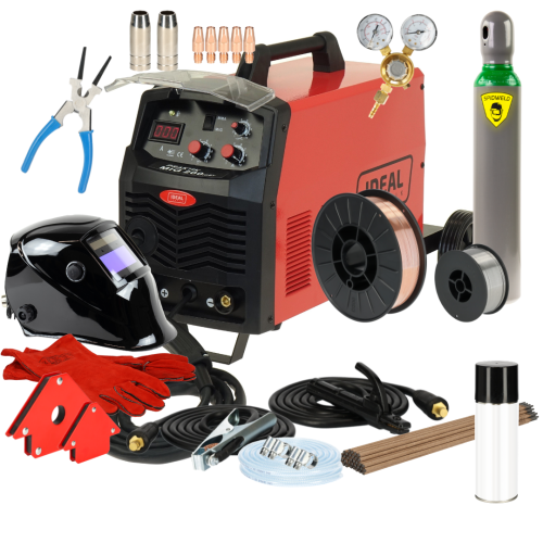 Spawarka Ideal Praktik MIG 200 ND MMA IGBT - zestaw - PMIG200V2-G - Ideal - 1
