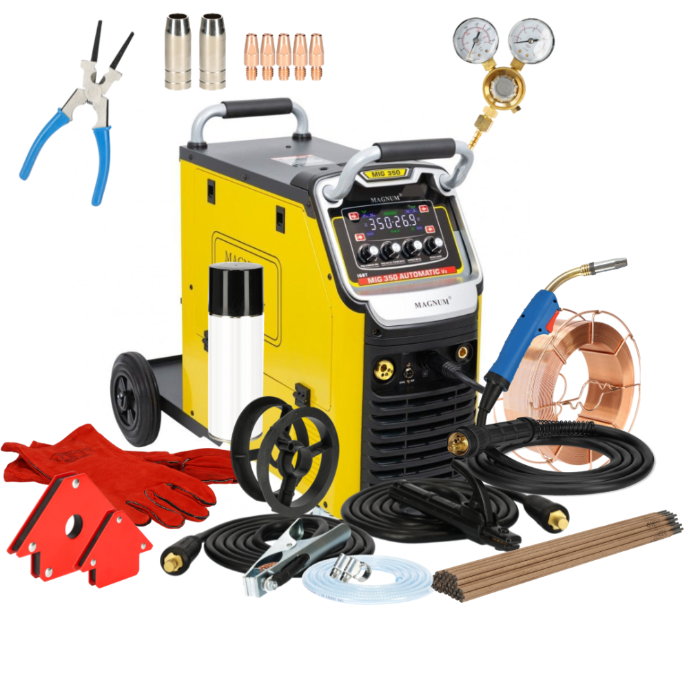 Spawarka Magnum MIG 350 Automatic MMA v2 - zestaw - U MI 350 IGBT V2-G - Magnum - 3