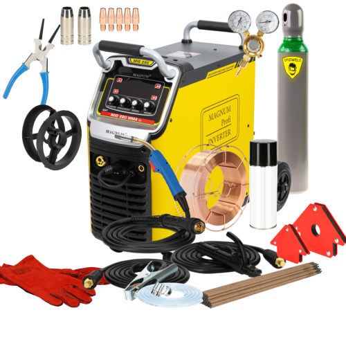 Spawarka Magnum MIG 280 MMA V2 IGBT - zestaw - U MI 280 MMAV2-G - Magnum - 2