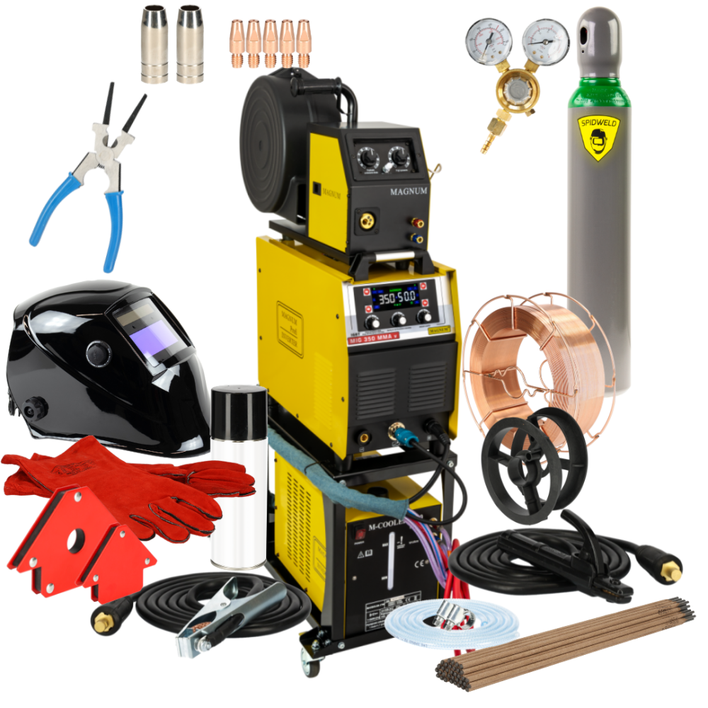 Spawarka Magnum MIG 350 W MMA V IGBT - zestaw wodny - U MI 350WMMAV-G - Magnum - 1