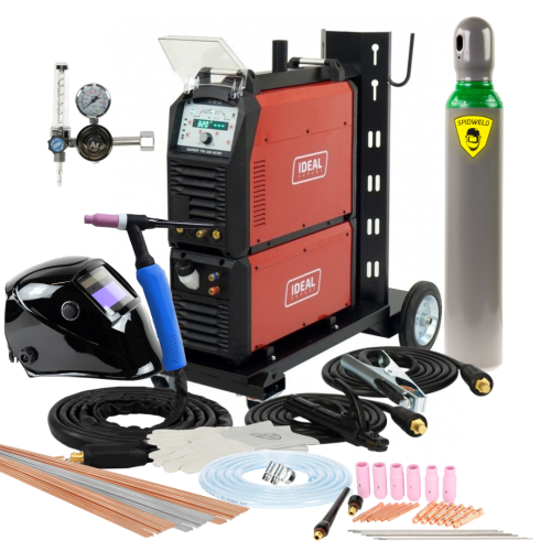 Spawarka Ideal Expert TIG 320 AC/DC - zestaw wodny - EXTIG320AC-G - Ideal - 1