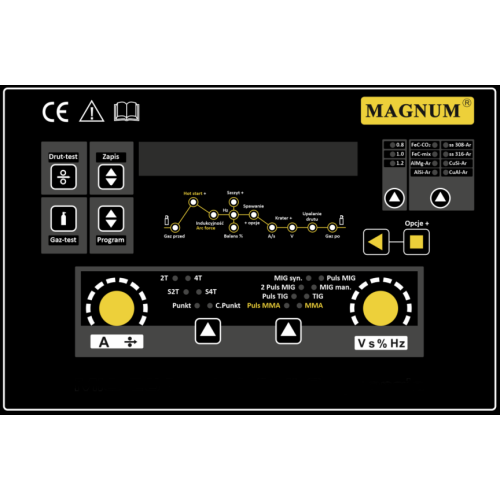 Spawarka Magnum MIG 351 Dual Puls Synergia - zestaw - U MI 351 PULS-G - Magnum - 9