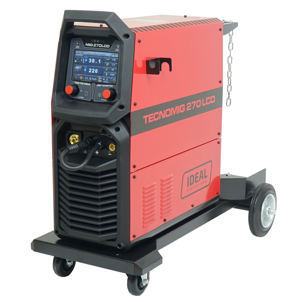 Spawarka Ideal Tecnomig 270 LCD Synergic - TMIG270LCD-G - Ideal - 11