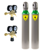 Zestaw butla MIX Ar/CO2 + butla argon (Ar) + 2x reduktor duży 2 manometry / FIXWELD - Z_BMA_RD_px2 - FIXWELD - 1