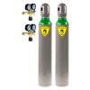 Zestaw butla MIX Ar/CO2 + butla argon (Ar) + 2x reduktor duży 2 manometry / FIXWELD - Z_BMA_RD_px2 - FIXWELD - 5
