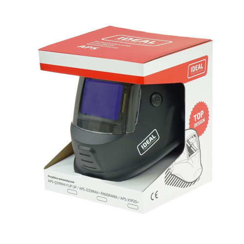 Przyłbica spawalnicza samościemniająca Ideal APS-X1P20+ - APS-X1P20+ - Ideal - 4