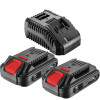 Zestaw Graphite Energy+ 18 V: 2x akumulator 2.0 Ah + ładowarka 2.3 A - Energy+_pakiet3 - Graphite - 1
