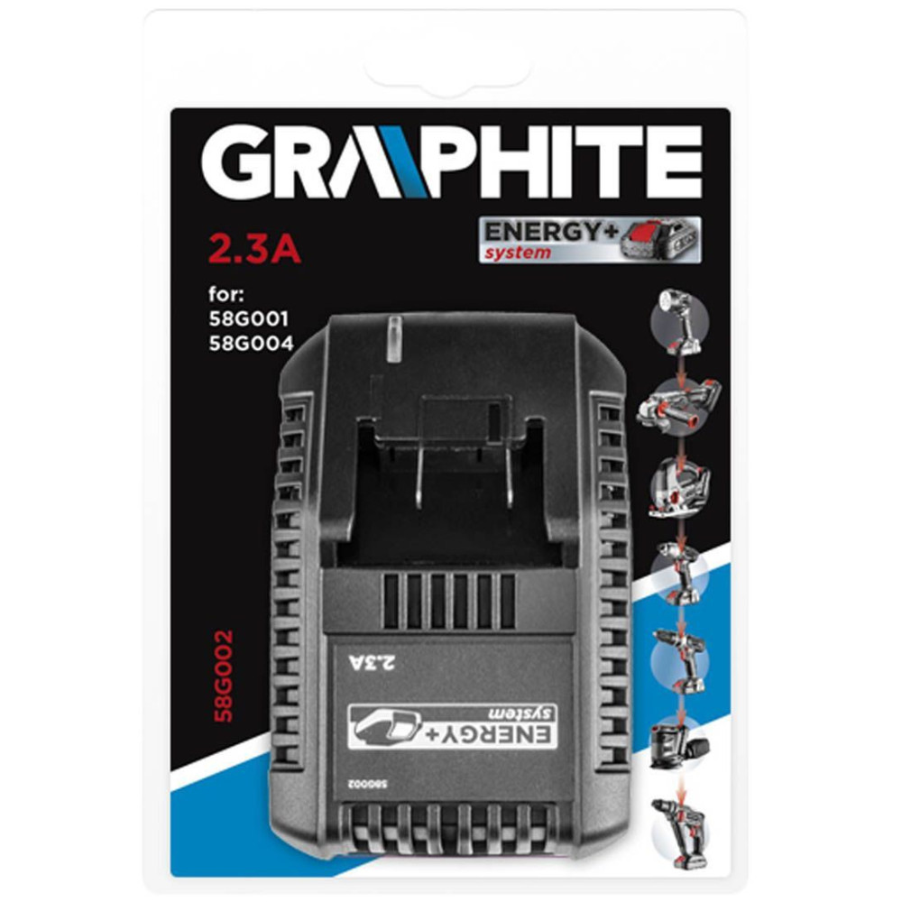 Zestaw Graphite Energy+ 18 V: 2x akumulator 4.0 Ah + ładowarka 2.3 A - Energy+_pakiet4 - Graphite - 8