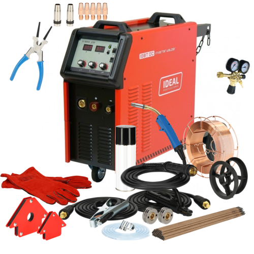 Spawarka Ideal V-MIG 370 4x4 PRO MMA - zestaw - VMIG370V2-G - Ideal - 3