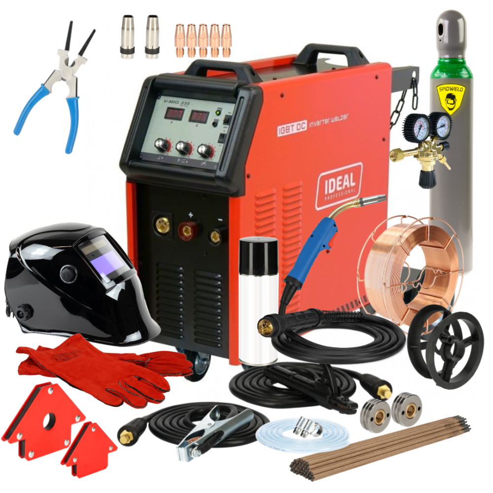Spawarka Ideal V-MIG 335 4x4 PRO MMA - zestaw - VMIG335V2-G - Ideal - 1