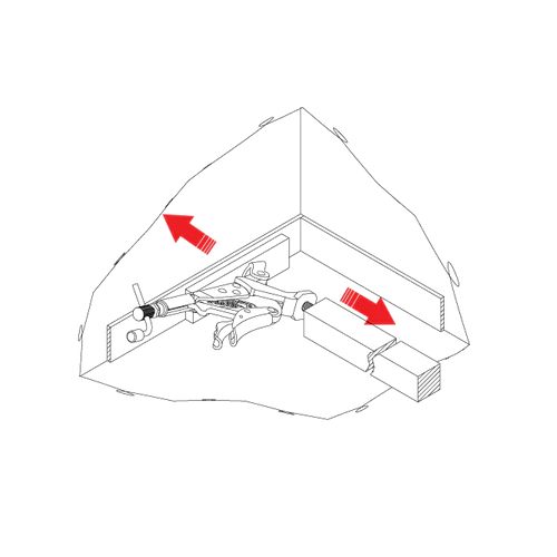 Ścisk klamrowy rozwierający 410 kg StrongHand - PE10M - Strong Hand Tools - 13