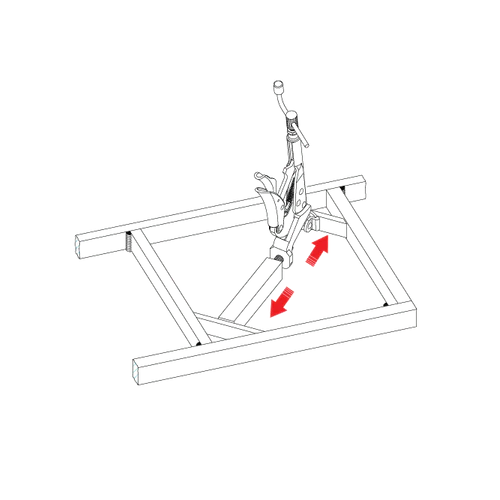 Ścisk klamrowy rozwierający 410 kg StrongHand - PE10M - Strong Hand Tools - 14