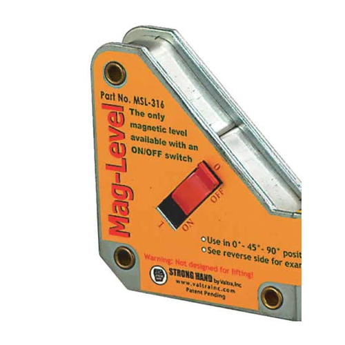Poziomica magnetyczna Mag-Level z włącznikiem StrongHand - MSL-316 - Strong Hand Tools - 1 2