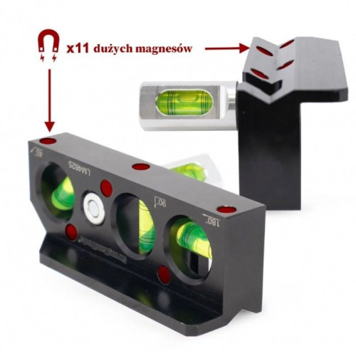 Poziomica magnetyczna 3-osiowa EZ-View StrongHand - LM4625 - Strong Hand Tools - 3
