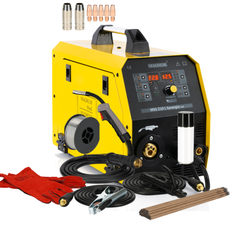 Spawarka Magnum MIG 210 L Synergia 4x4 - zestaw - U MI 210L SYN-G - Magnum - 6