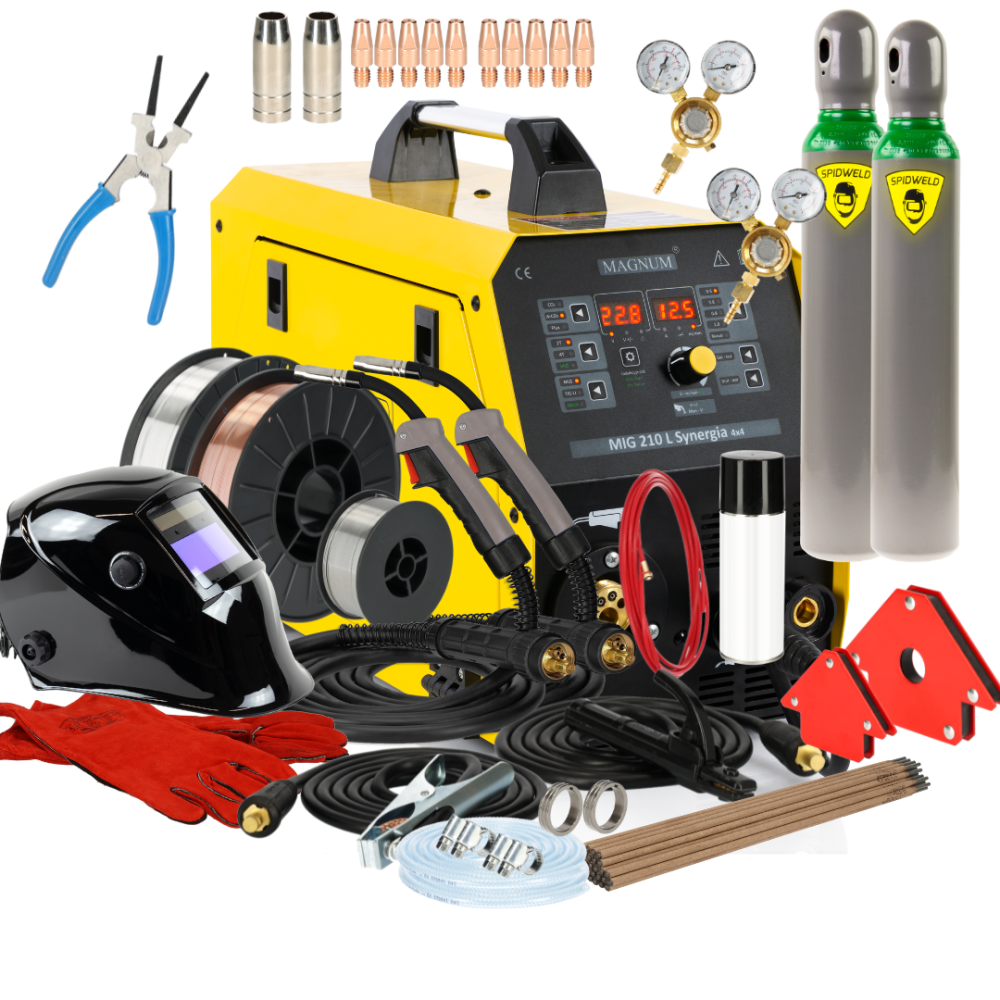 Spawarka Magnum MIG 210 L Synergia 4x4 - zestaw - U MI 210L SYN-G - Magnum - 2