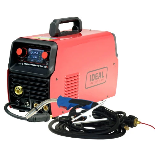 Spawarka Ideal Tecnomig 210 Pulse LCD - zestaw - TMIG210PLCD-G - Ideal - 5 2