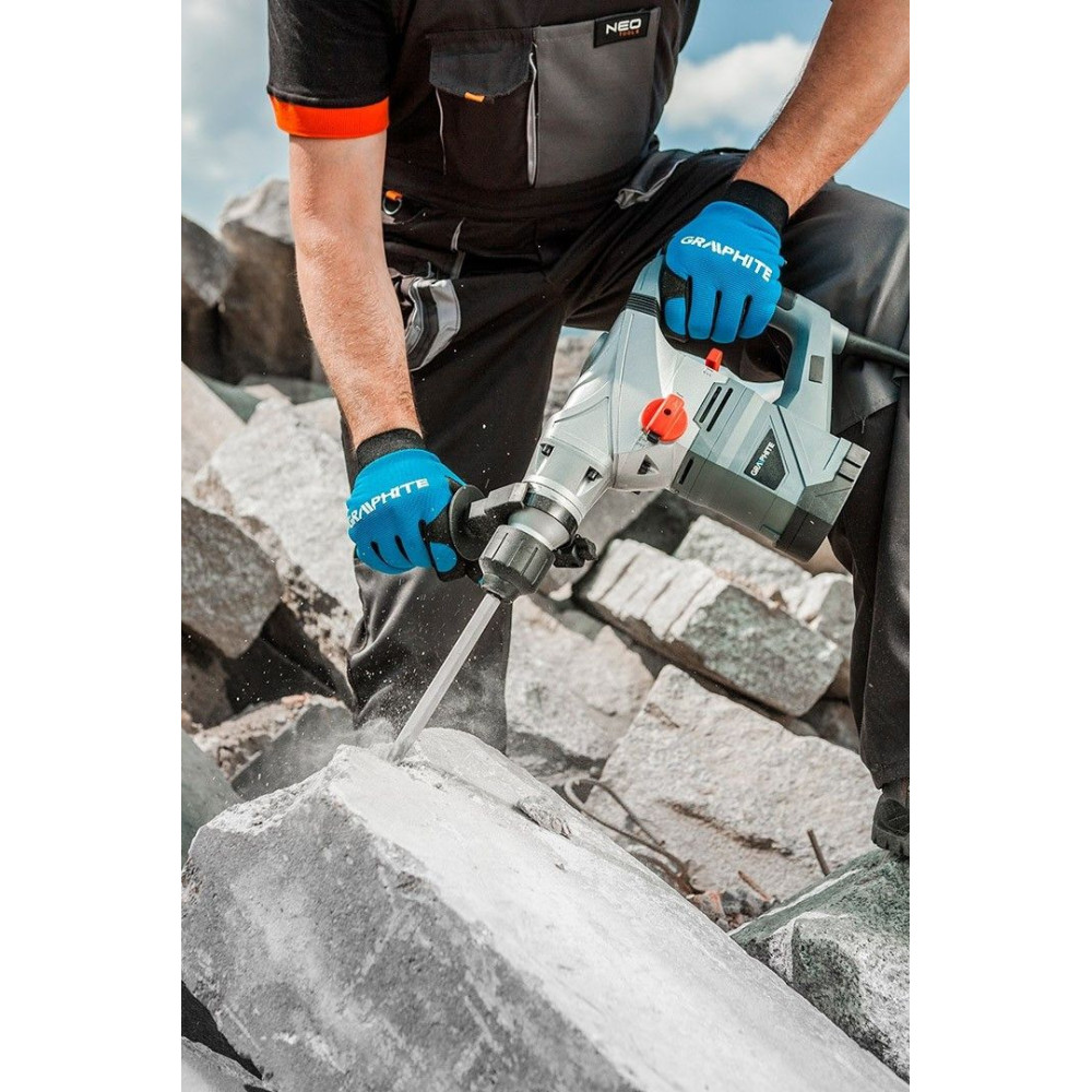 Młot udarowy Graphite SDS+ 1500 W w walizce - 58G862 - Graphite - 4
