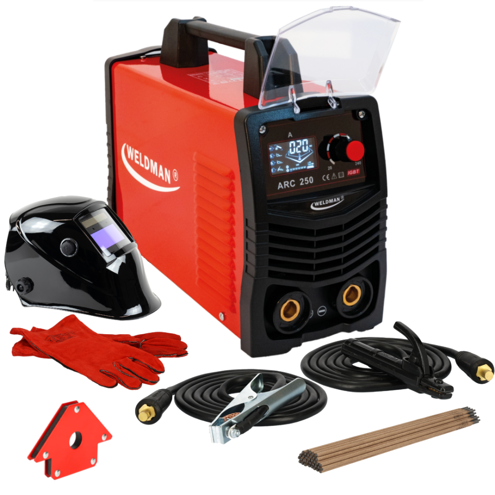 Spawarka Weldman ARC 250 LCD Synergia - zestaw - 103 020-G - Weldman - 1
