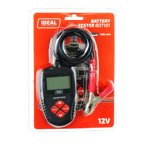 Tester akumulatorów i instalacji Ideal BDT101 12 V - BDT101 - Ideal - 3