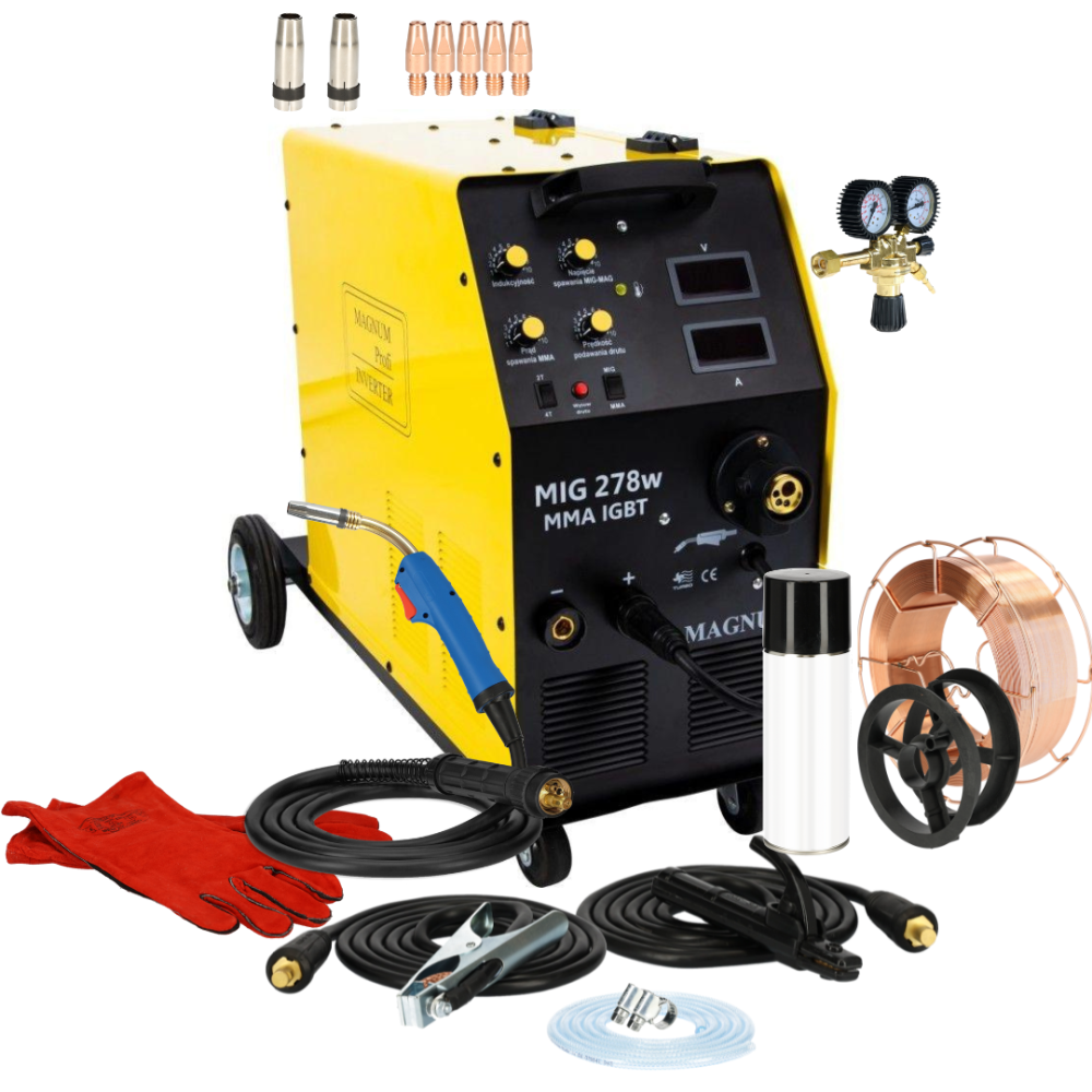 Spawarka Magnum MIG 278 W MMA IGBT - zestaw - U MI 278W MMA-G - Magnum - 3
