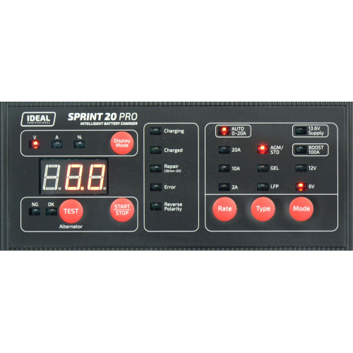 Prostownik z rozruchem Ideal Sprint 20 PRO - SPRINT20PRO - Ideal - 3