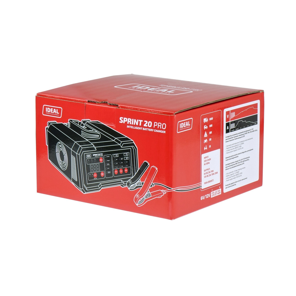 Prostownik z rozruchem Ideal Sprint 20 PRO - SPRINT20PRO - Ideal - 6