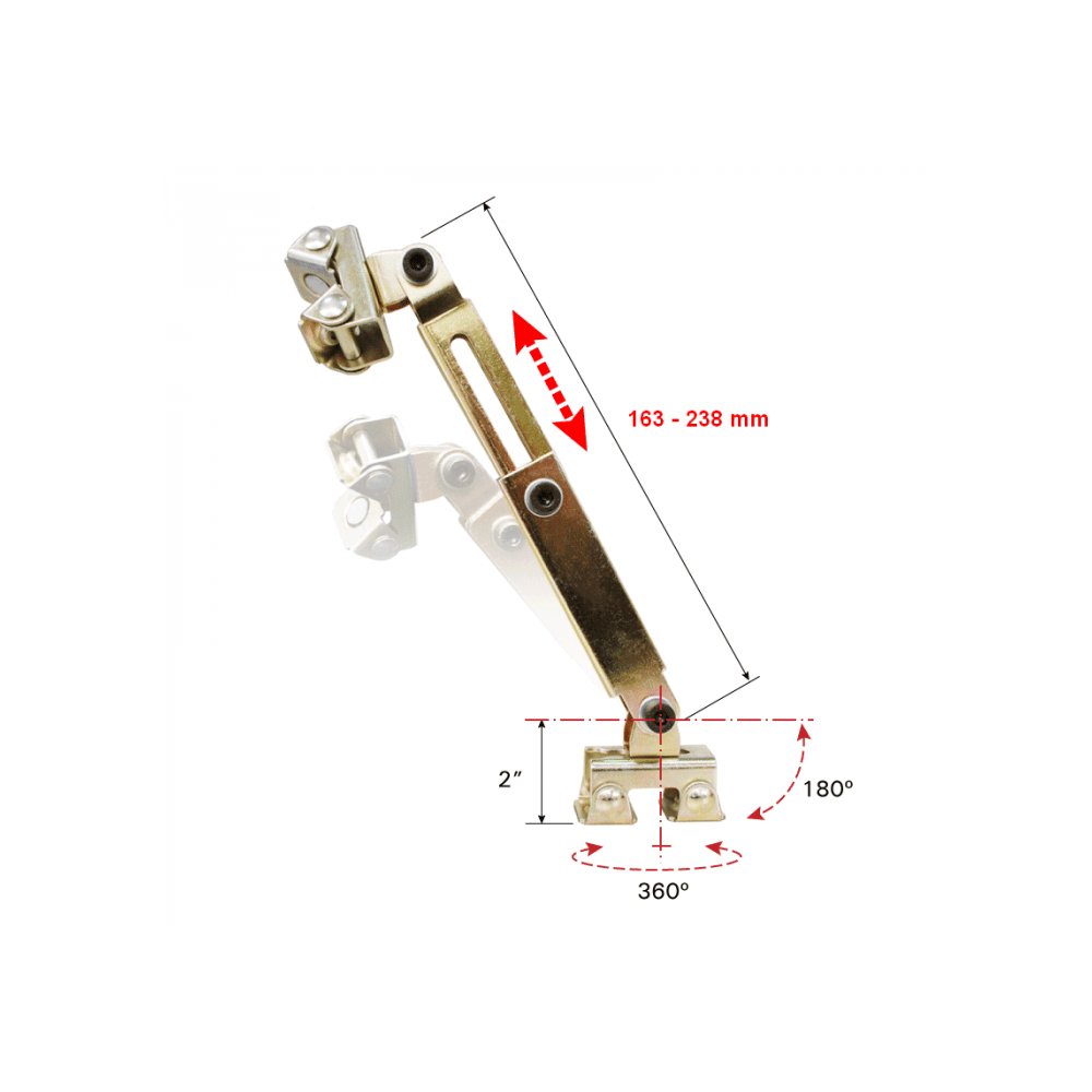 Ramię magnetyczne 163-238 mm (uchwyt trzecia ręka) StrongHand - MHF608 - Strong Hand Tools - 3