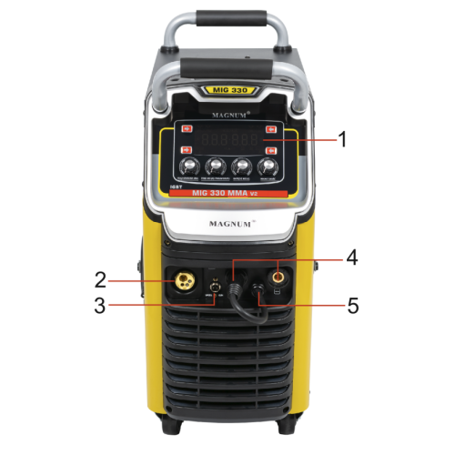 Spawarka Magnum MIG 330 MMA IGBT v2 - zestaw - U MI 330 MMAV2-G - Magnum - 6