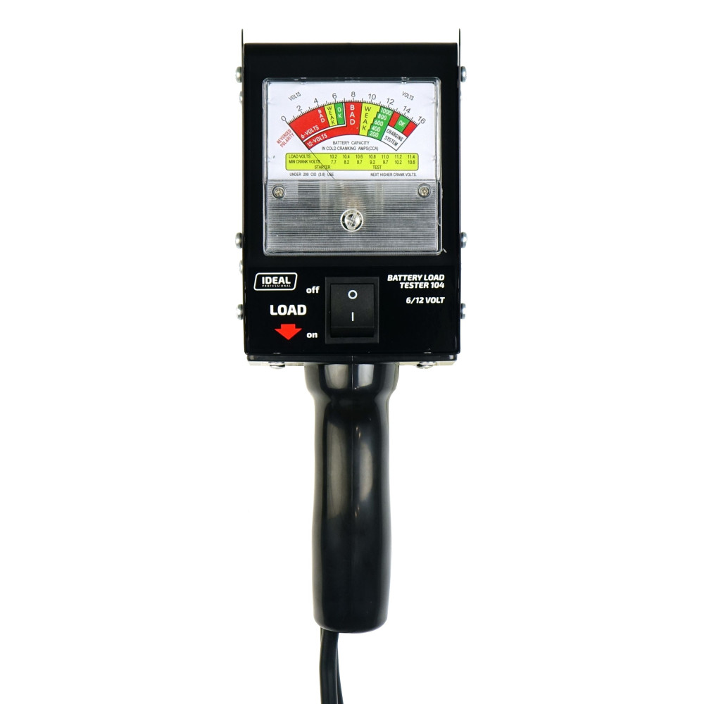 Tester akumulatorów Ideal LBT104 (obciążeniowy) 6/12 V - LBT104 - Ideal - 2