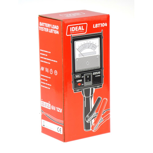 Tester akumulatorów Ideal LBT104 (obciążeniowy) 6/12 V - LBT104 - Ideal - 6