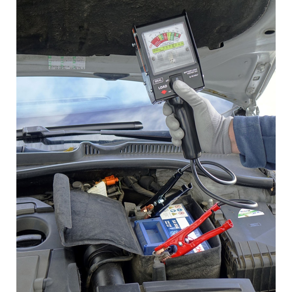 Tester akumulatorów Ideal LBT104 (obciążeniowy) 6/12 V - LBT104 - Ideal - 5