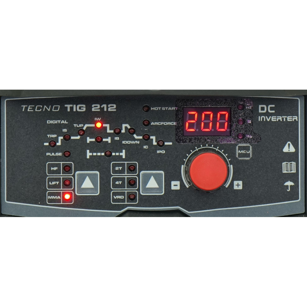 Spawarka Ideal Tecnotig 212 DC Pulse Digital - zestaw - TTIG212DC-G - Ideal - 7