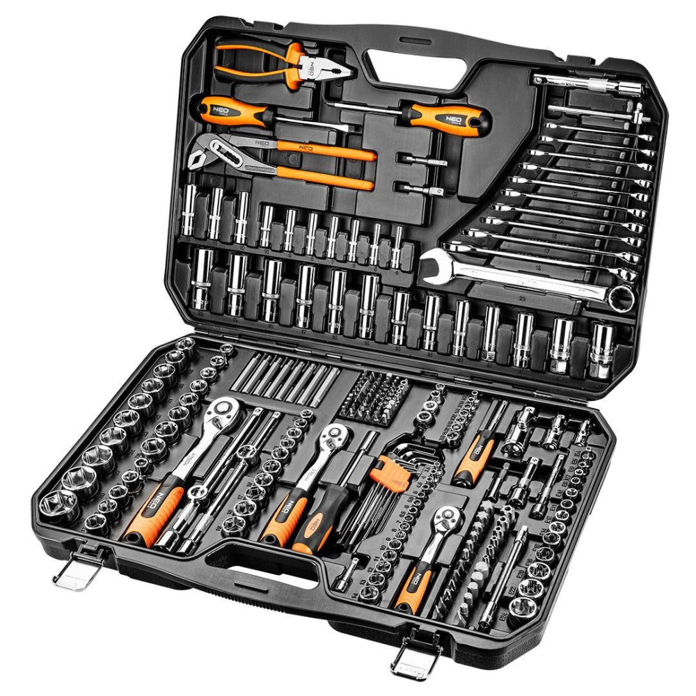 Zestaw kluczy nasadowych 1/2" 3/8" 1/4" 233 el. Neo Tools - 08-681 - NEO Tools - 5