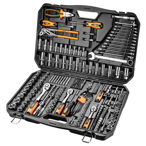 Zestaw kluczy nasadowych 1/2" 3/8" 1/4" 233 el. Neo Tools - 08-681 - NEO Tools - 5